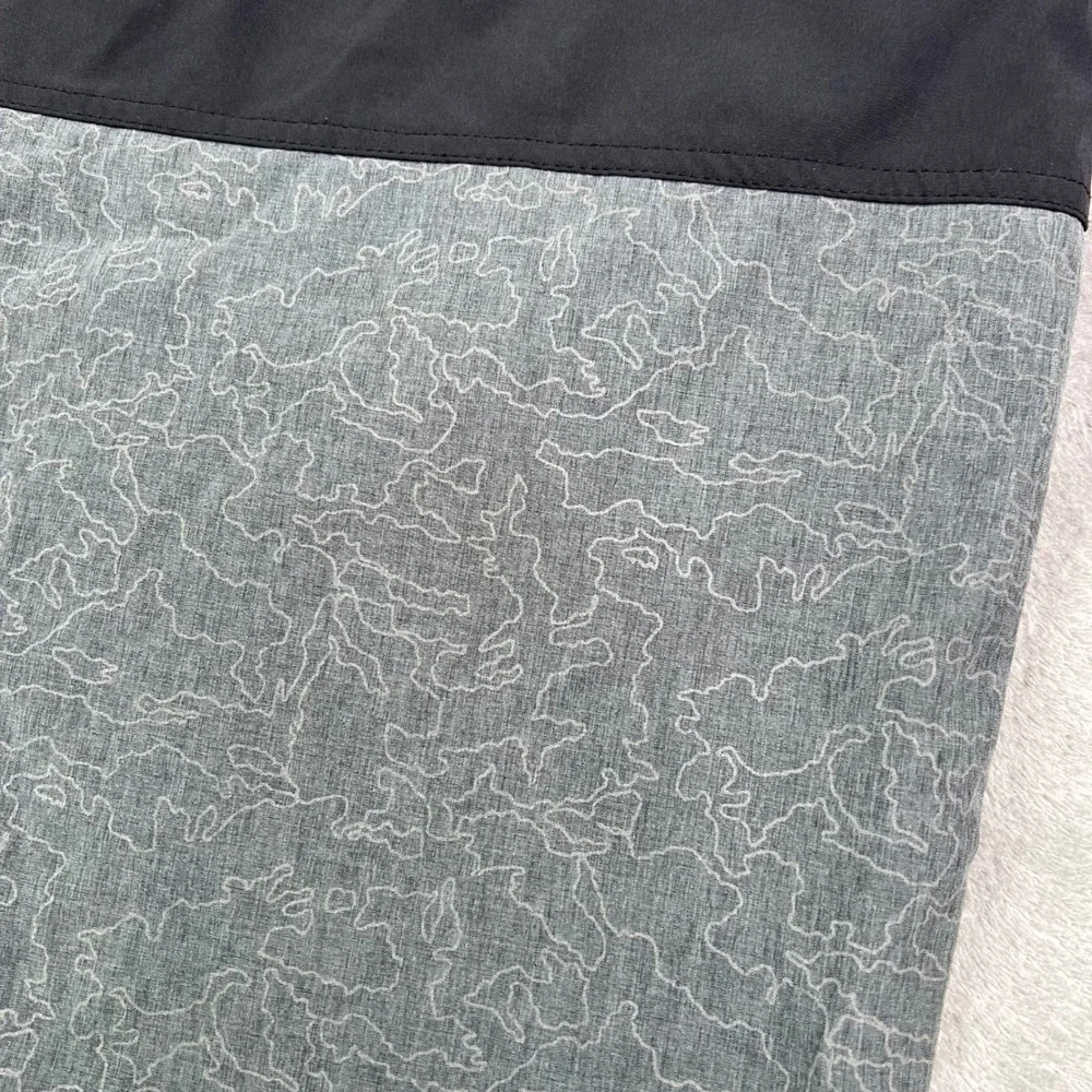 American Fighter Board Shorts Men 36 Grey Black Purple Patterned Swim Trunks 10